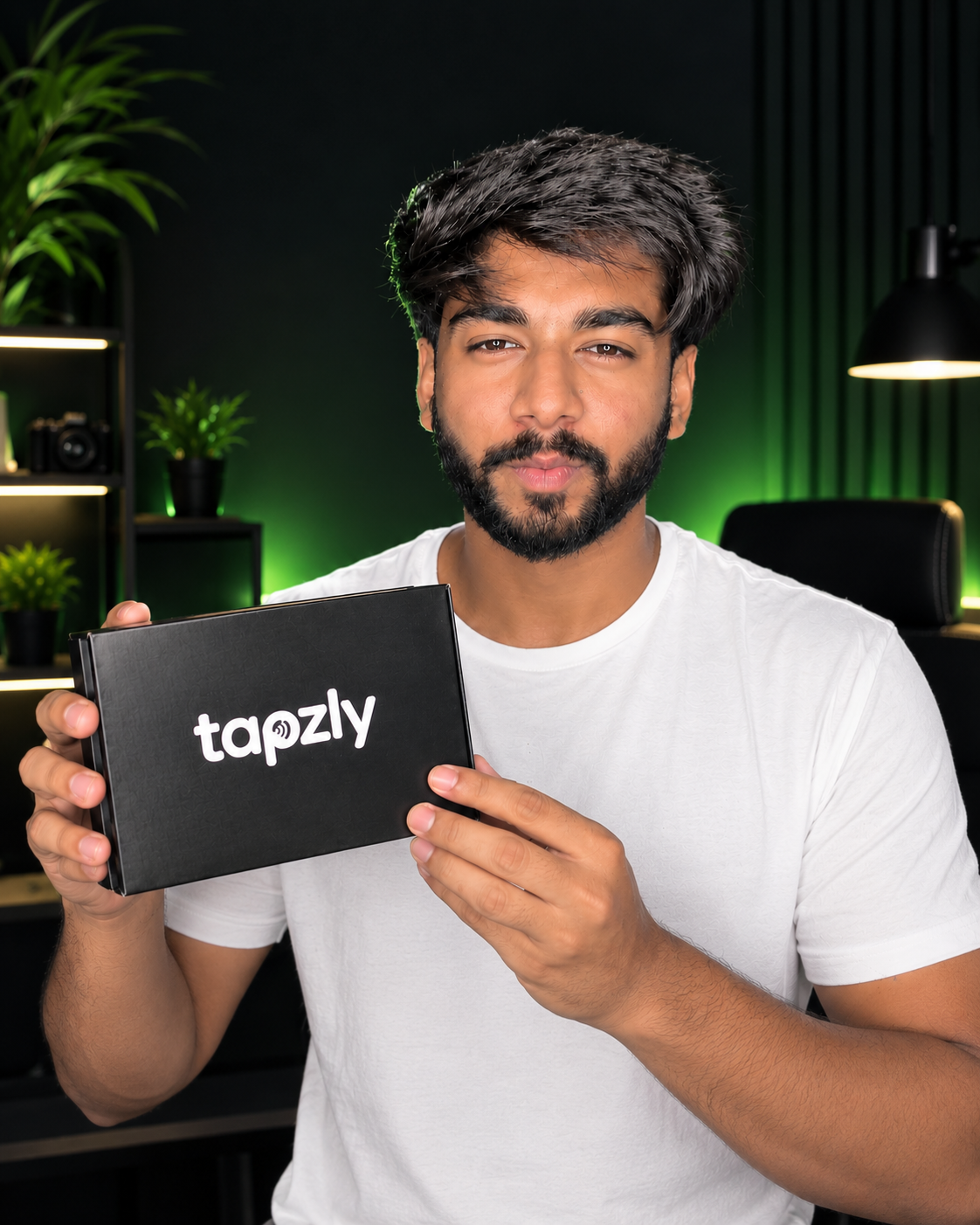 One Tap. His Whole Brand.